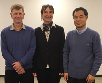 Ollie and Kristine were hosted by Dr Zhang Minghua, Director of Geoinformation and Engineering at the CGS Development Research Center.