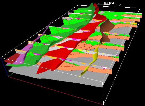 3D geological data model